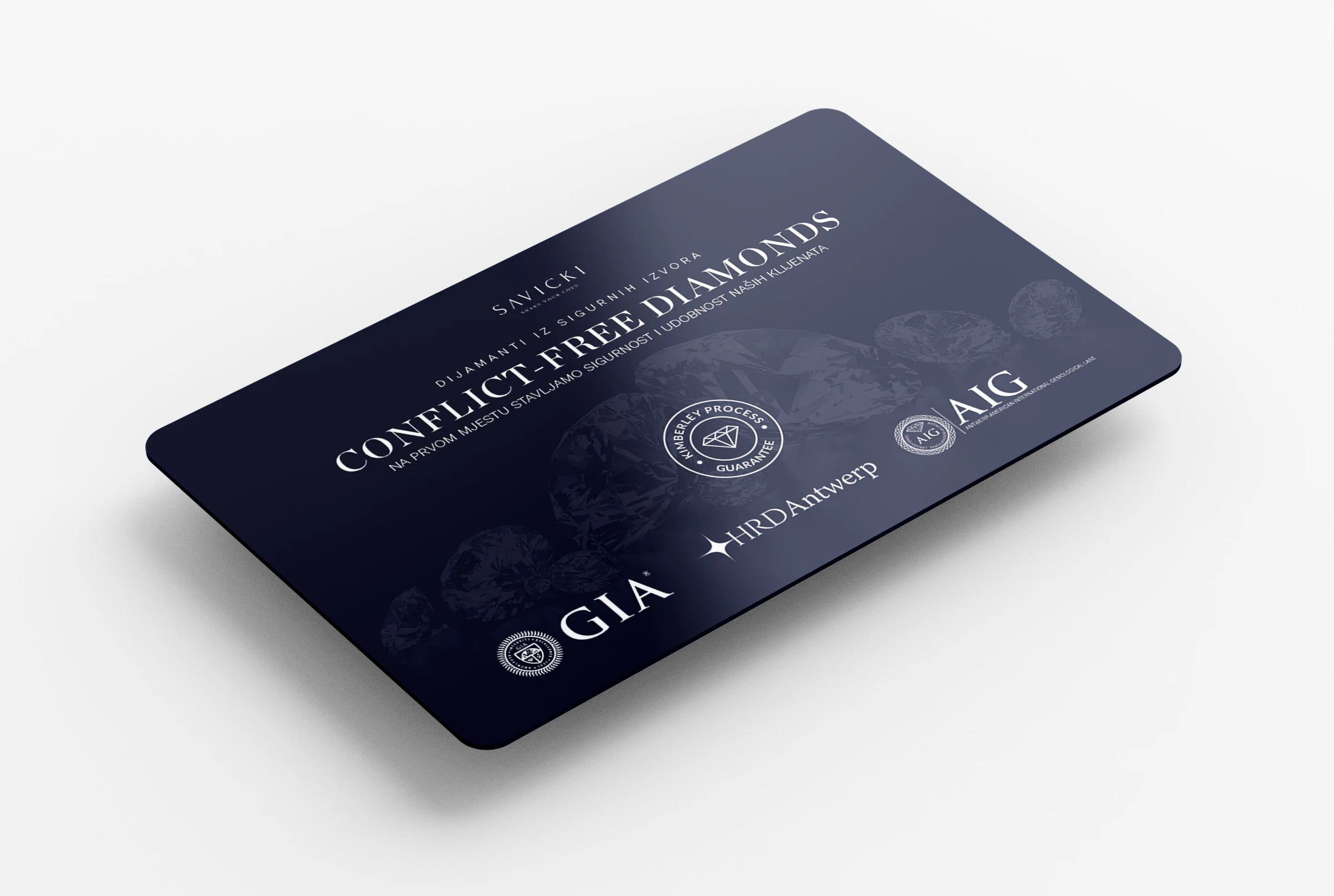 Logotip dijamantnog certifikata